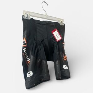 SUGOI Cycle Shorts Black and Orange Athletic